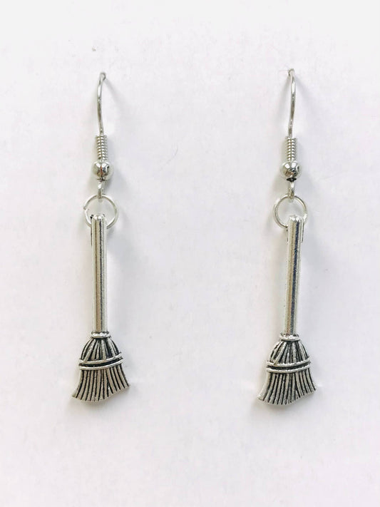 Witch Broomstick Earrings
